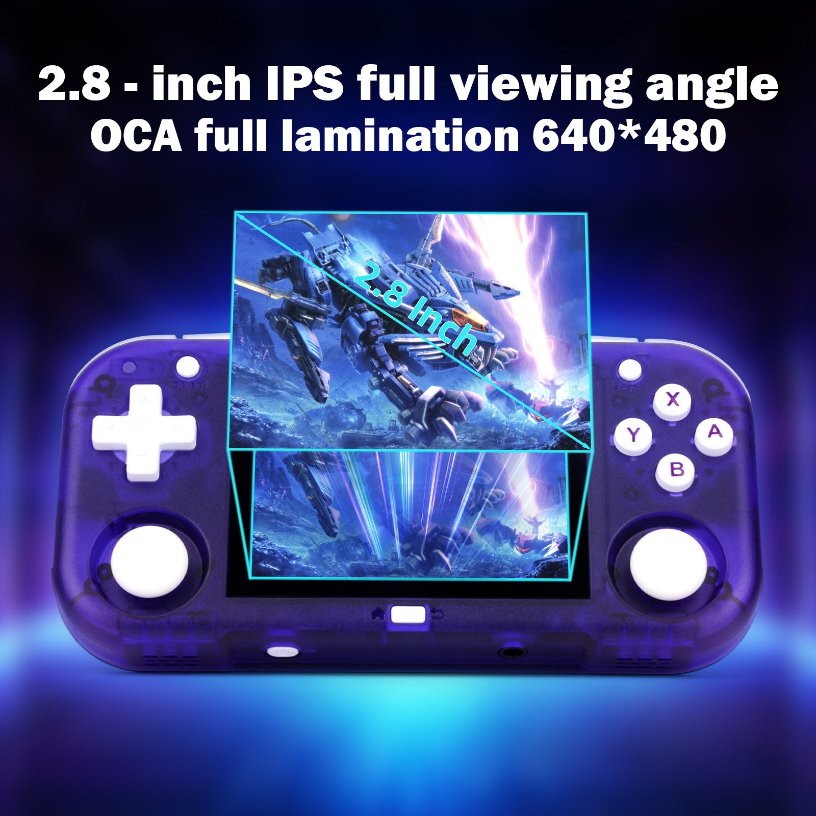 MINI ZERO 28 Handheld Game Console 64-bit Android System 2.8 Inch IPS 640*480