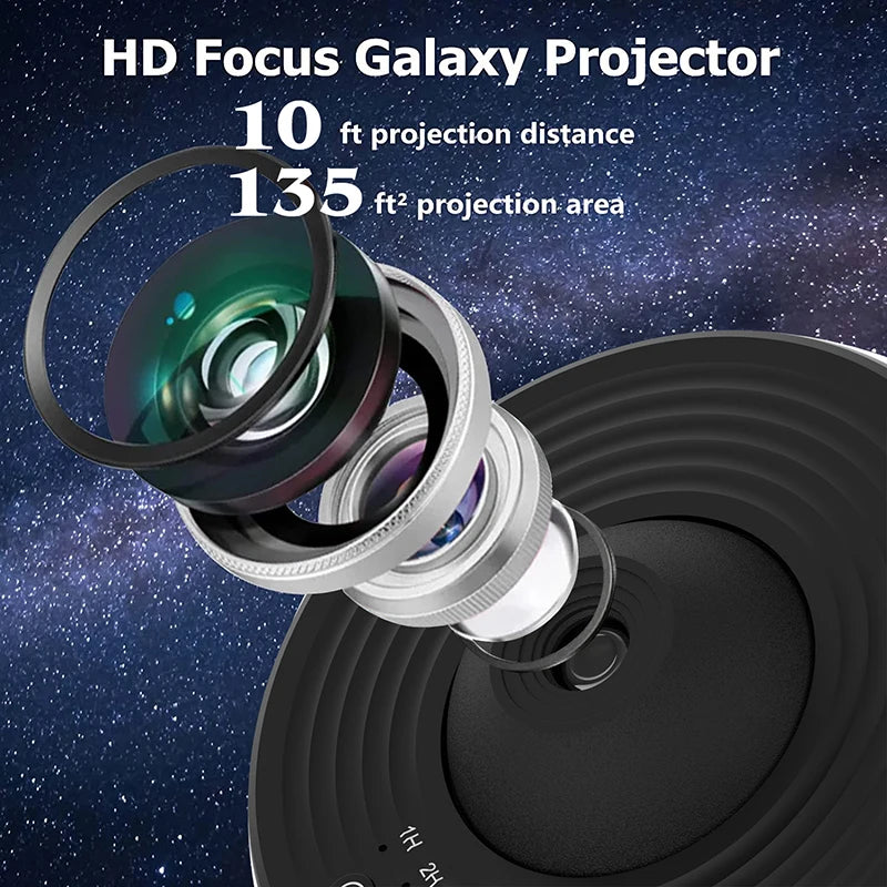 Night Light Galaxy Projector Starry Sky Projector 360Β° Rotate Planetarium Lamp For Kids Bedroom Valentines Day Gift Wedding Deco