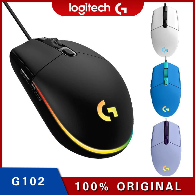 Logitech G102 LIGHTSPEED Gaming-Maus, 8000 DPI, kabelgebundene Maus, Laptop-Zubehör, keine Treiberversion, kann nicht mit G HUB verbunden werden