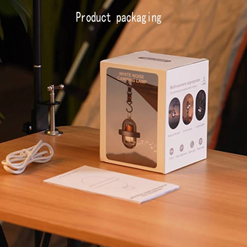 Outdoor camping atmosphere light desktop detachable lantern hanger