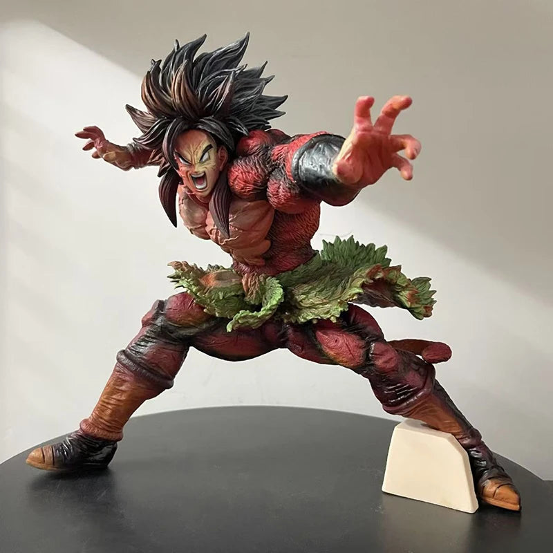 Anime Super Saiyan Broly Figure GK Dragon Ball Figurine 41cm BUG Broli Action Figure Lighted Model PVC Collection Desktop Toys