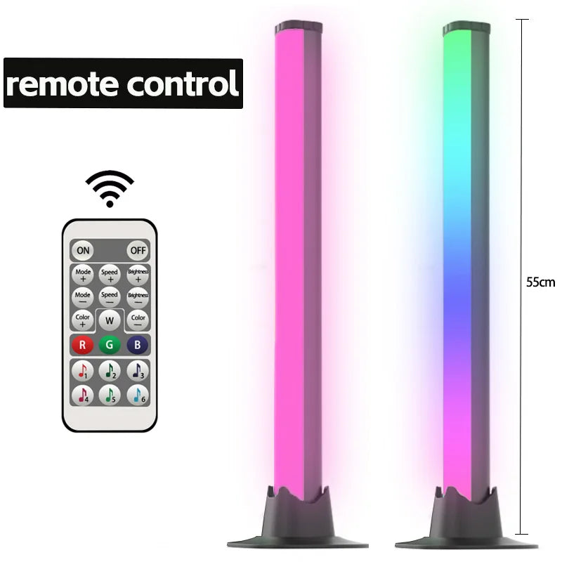 Desktop RGB Computer Monitor Light Bar Music Rhythm LED Holiday Atmosphere Decoration LIght E-sports TV Background Wall Lighting