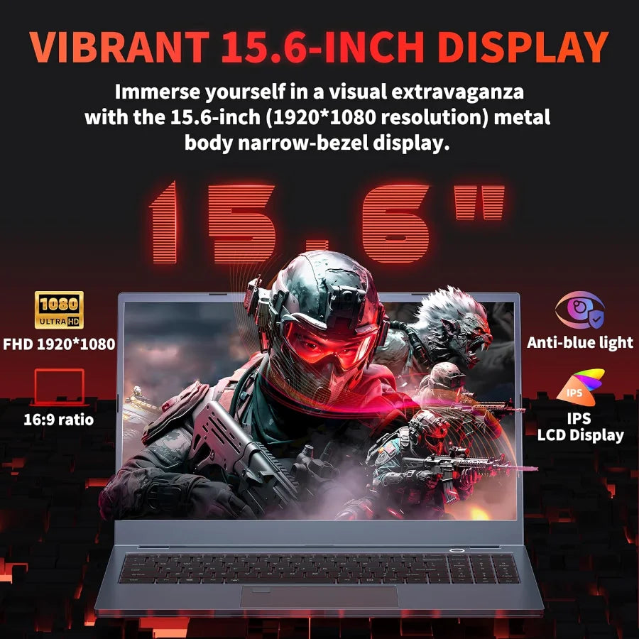 15.6" intel core i9-10980hk gaming laptops portable notbook computer pc 32GB DDR4 512GB IPS WiFi Backlight Fingerprint Unlock
