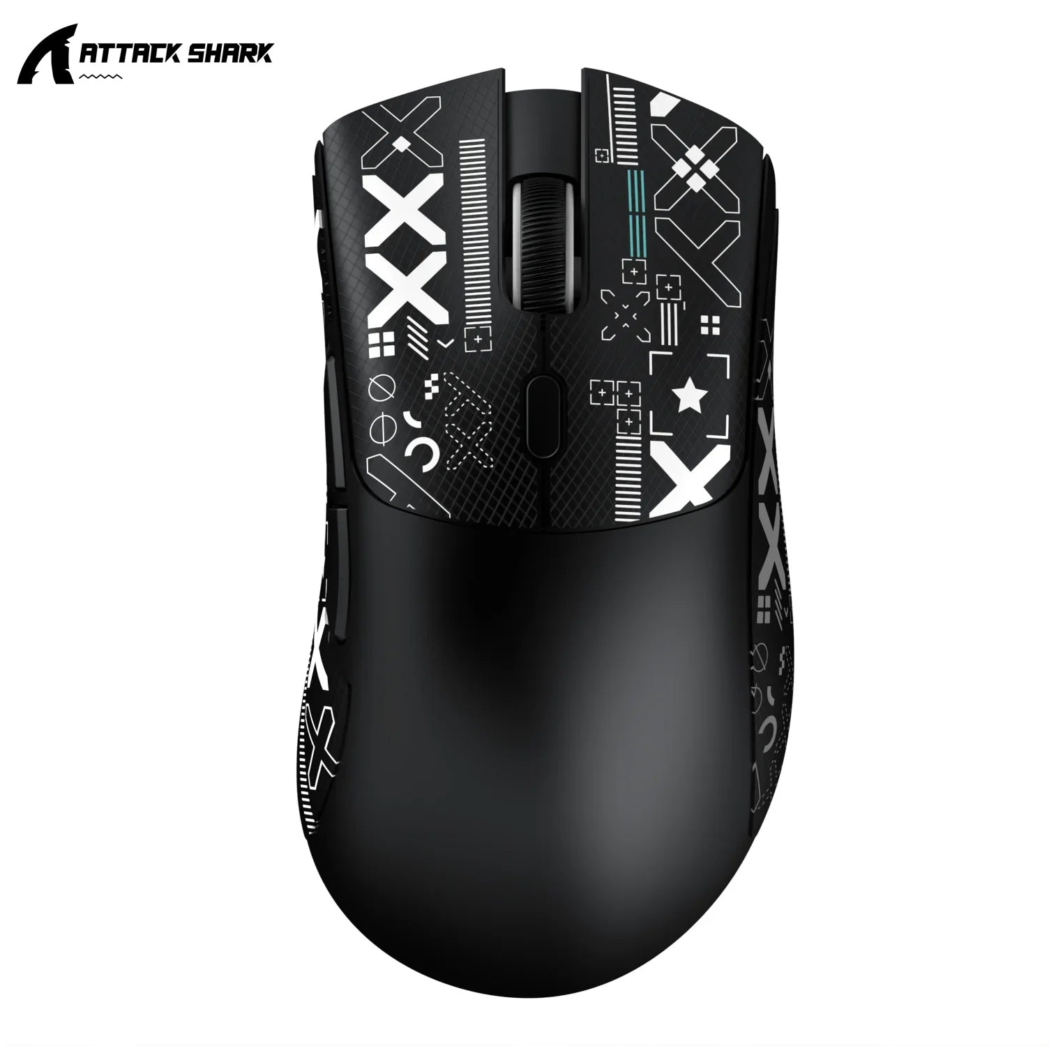 Attack Shark R1 X11 Wireless Gaming Mouse, 18K DPI PAW3311, Tri-Mode Bluetooth/2.4GHz/Wired, Lightweight, Macro Gaming Mouse