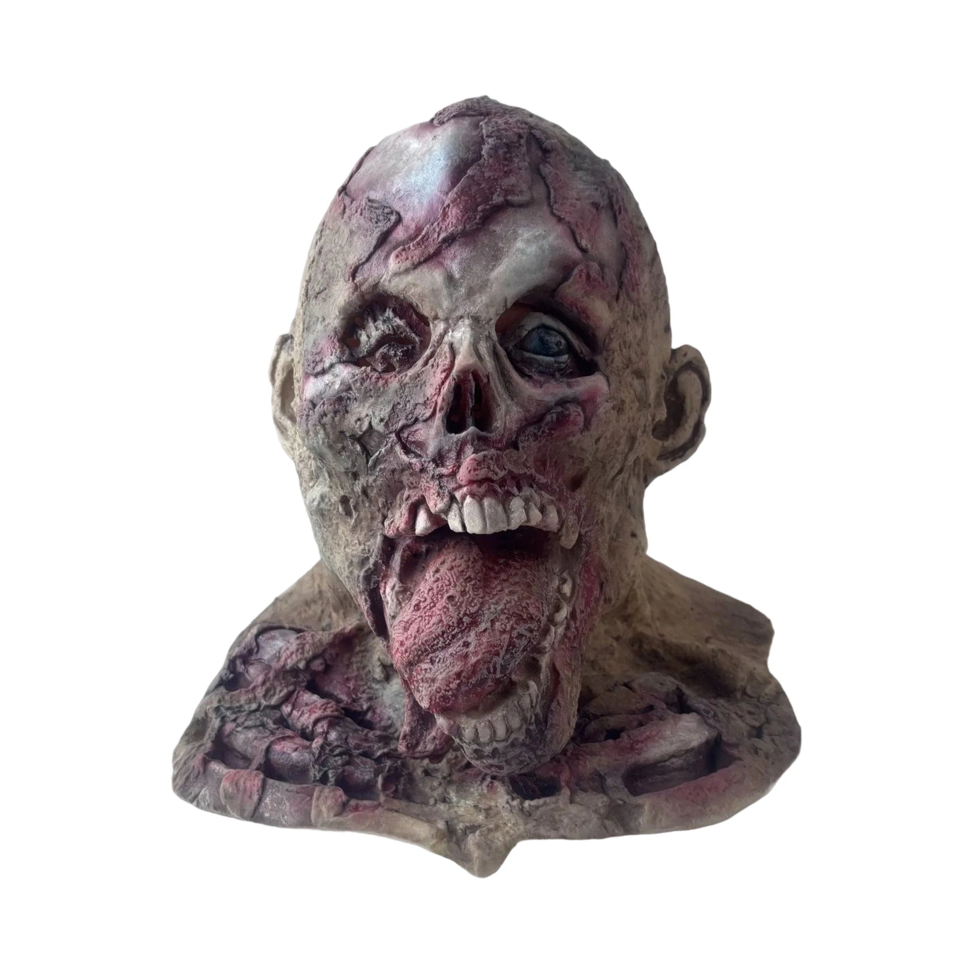 Creepy Skull Mask Scary Lightweight Halloween Costume Headpiece for Haunted House Party Dress-Up and Cosplay