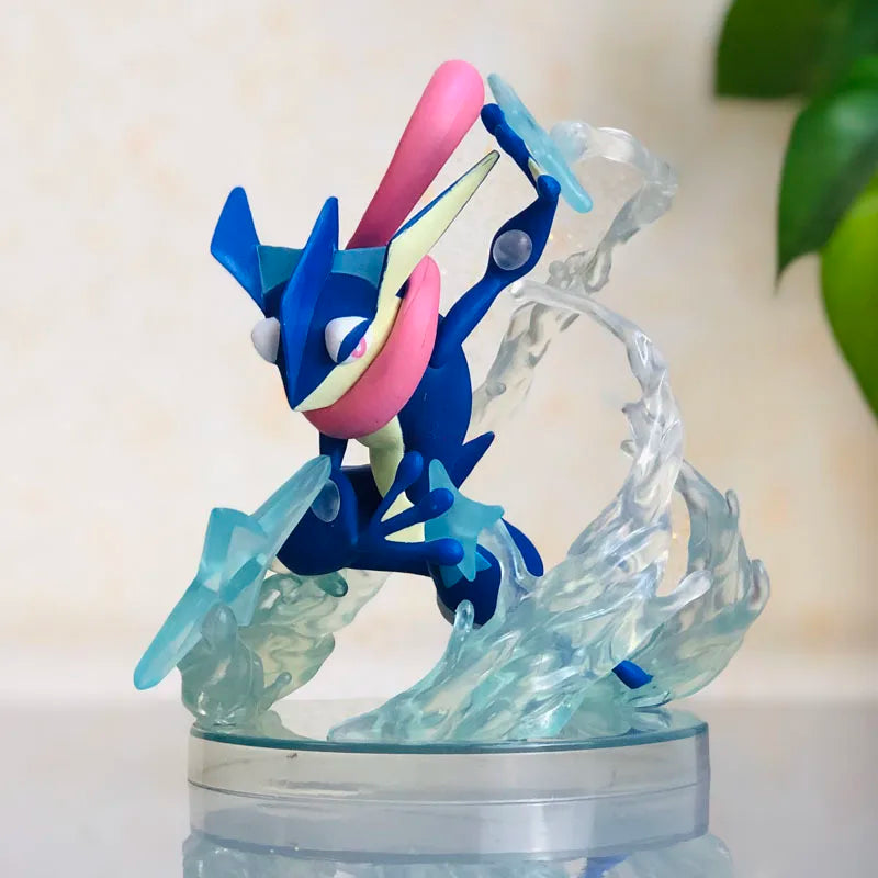 New Pokemon Evolution Mewtwo Figure Charizard Dragonite Blastoise Venusaur Gengar Led Light Anime Figurine Pvc Statue Model Gift