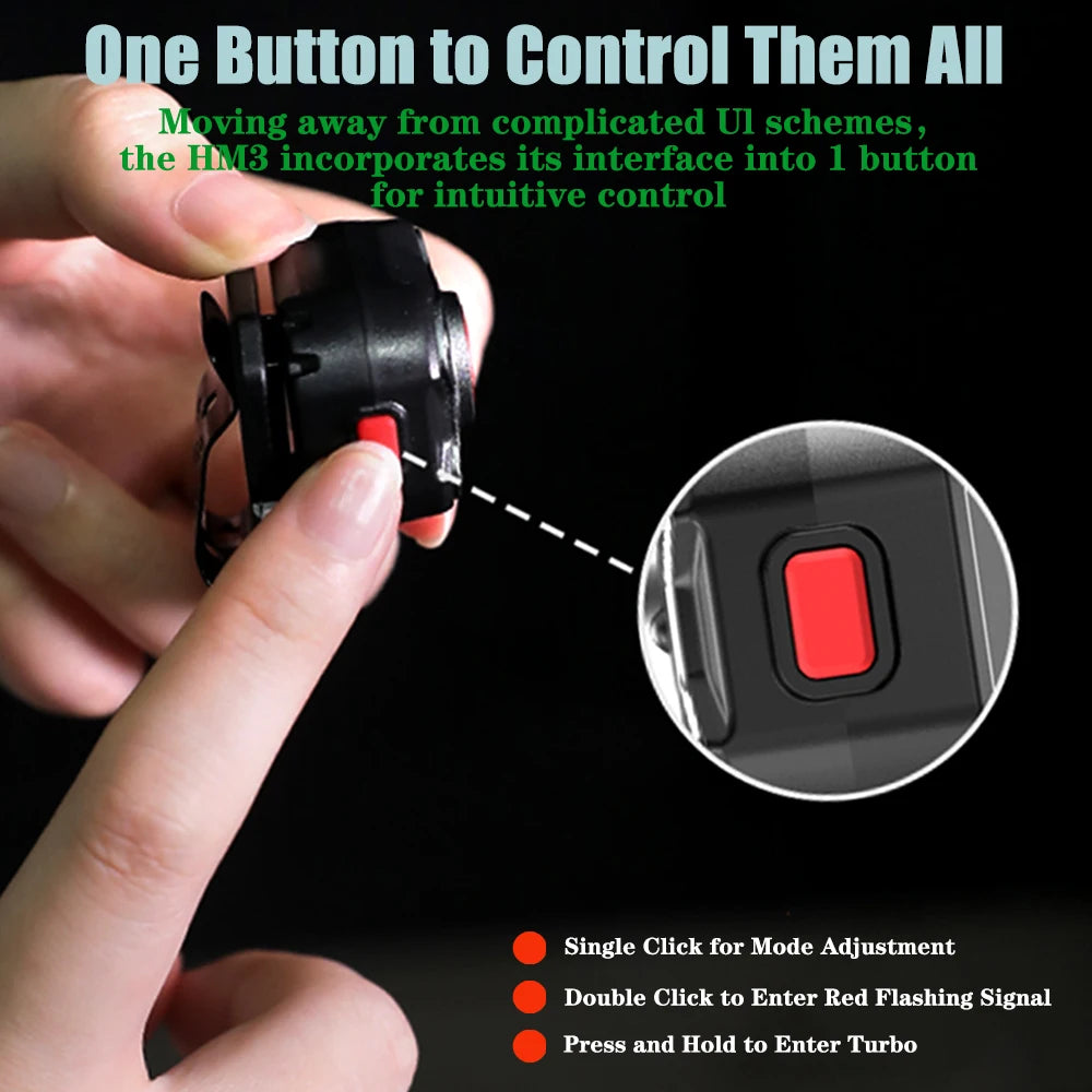 Klarus HM3 Led Headlamp USB-C Rechageable 670 Lm Waterproof PortableοΌFishing Hiking Camping Work Head Flashlight Outdoor Light