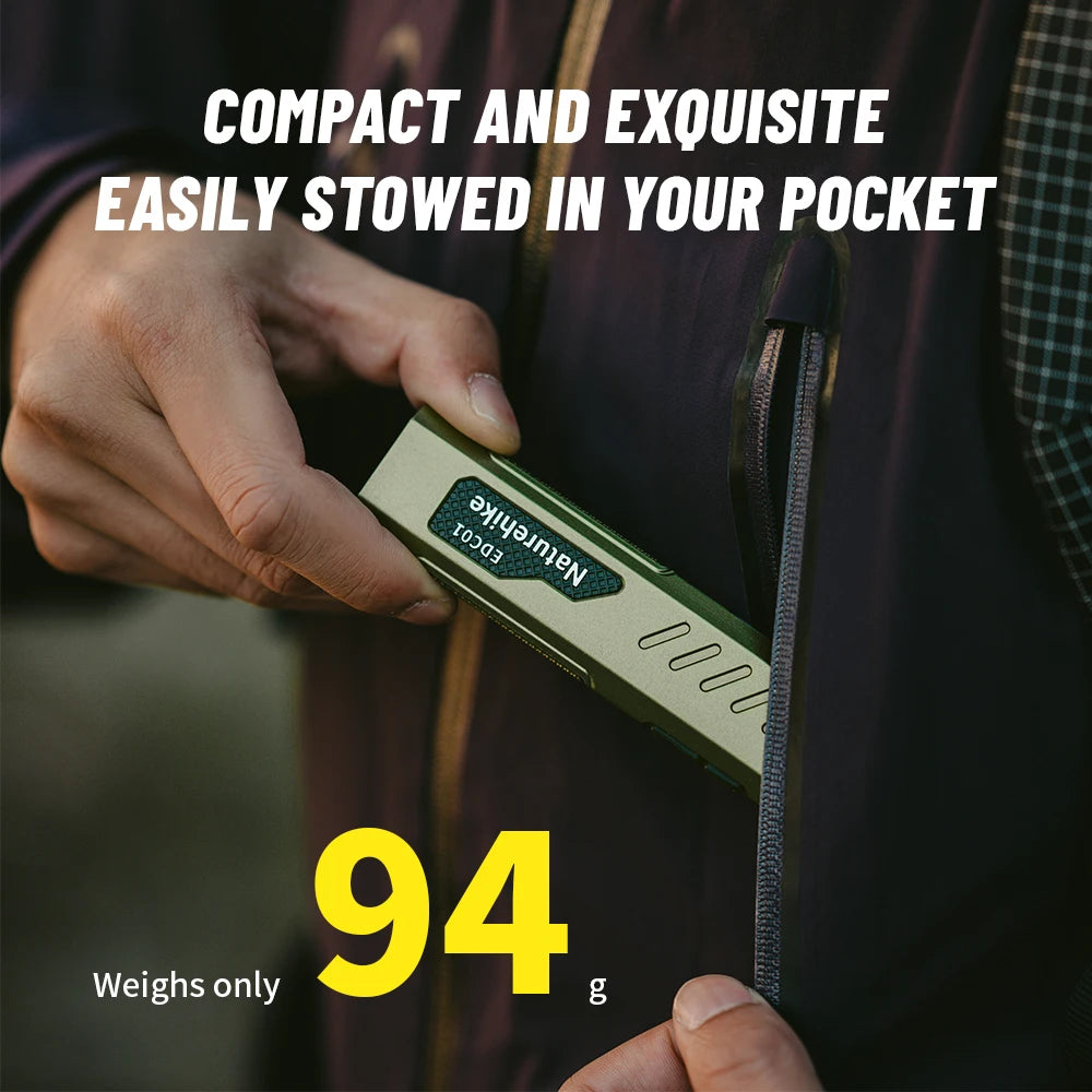 Naturehike EDC01 Flashlight Outdoor Portable Durable Hiking Mountaineering Ultra-bright Rechargeable Small Mini Household Light