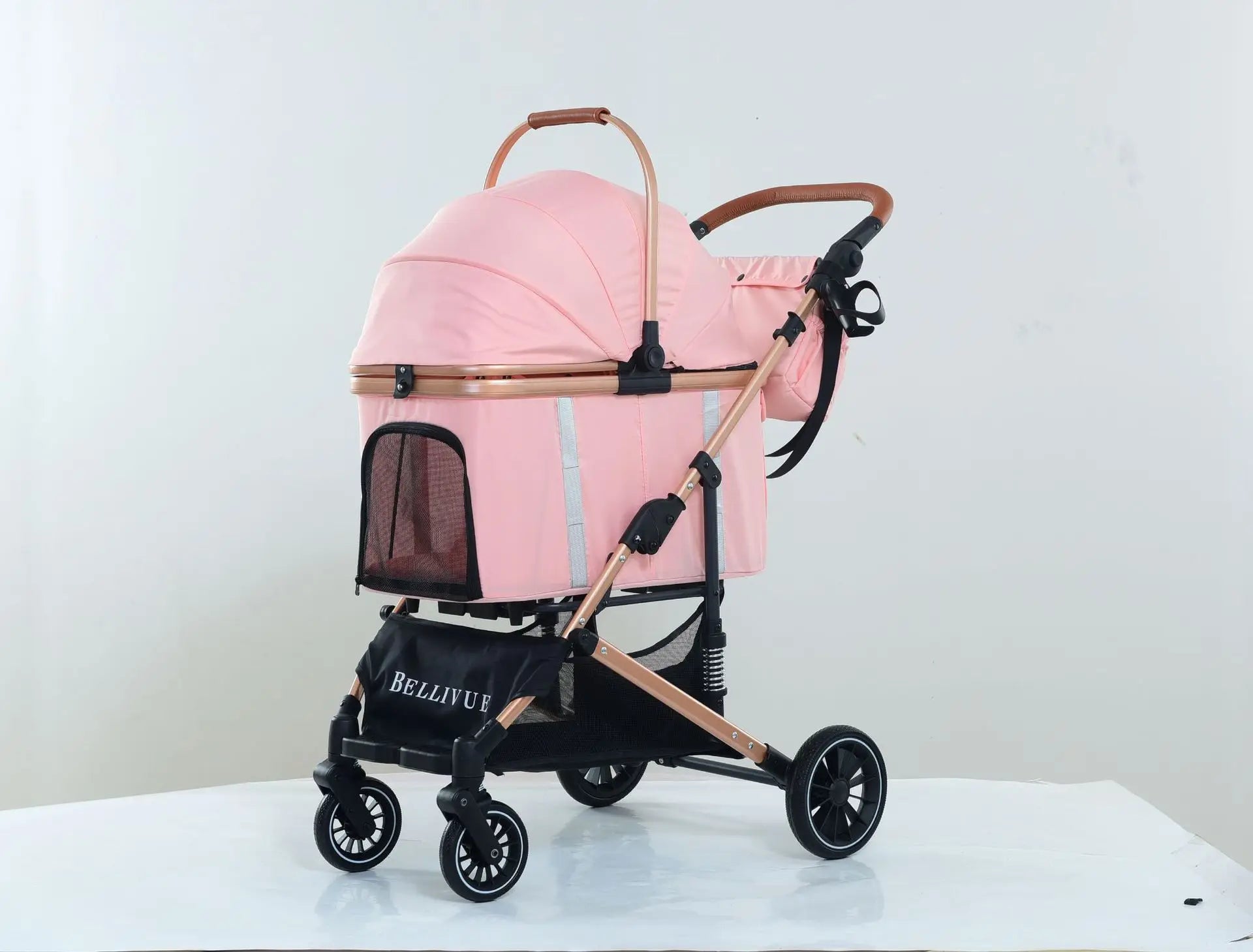 2025 New Pet Stroller Portable Pet Carrier Lightweight Foldable Dog and Cat Stroller Outdoor Travel Pet Stroller