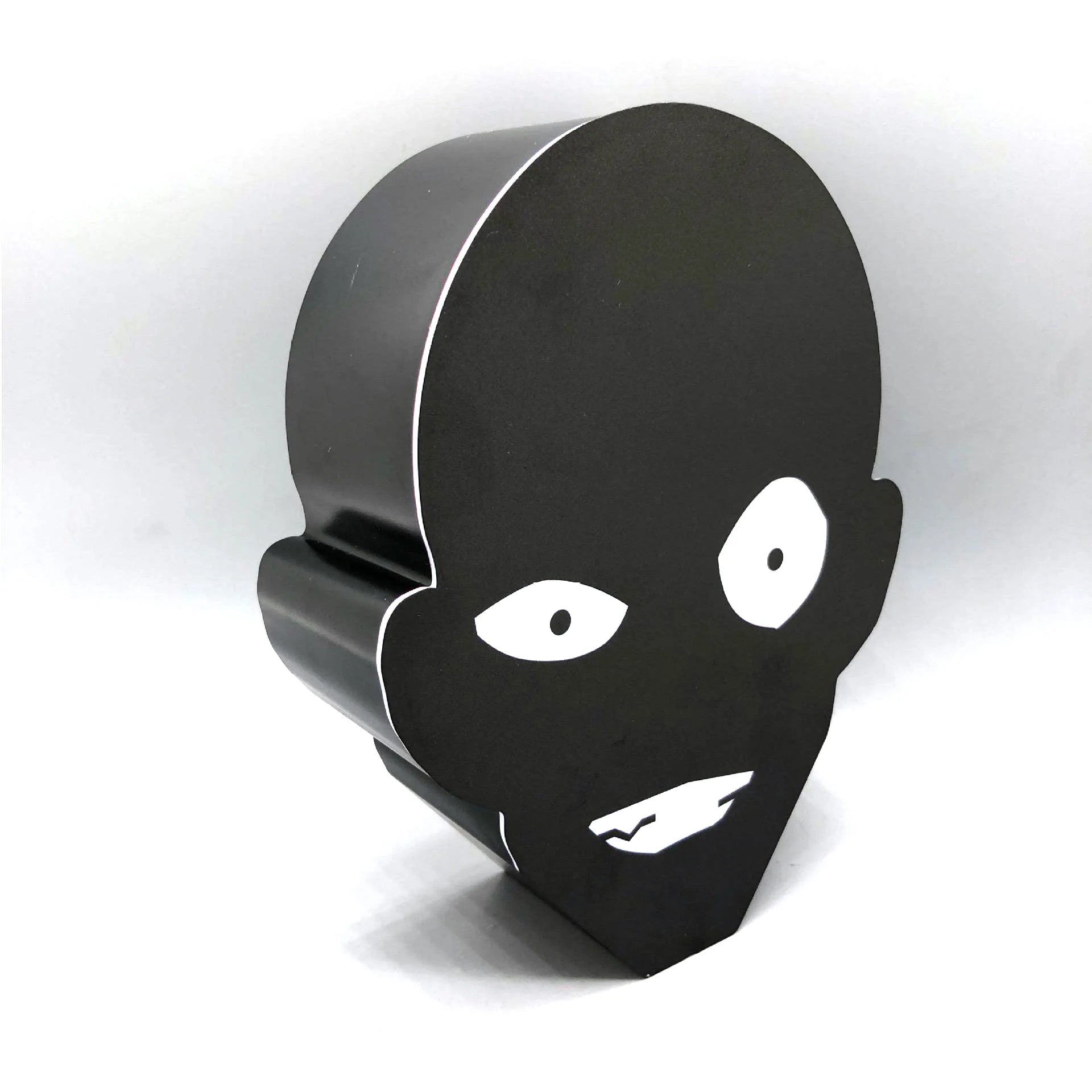Popular Black Clothed Man Night Light Soft Light Eye Protection Funny Sand Sculpture Horror Bedhead Atmosphere Light Decoration