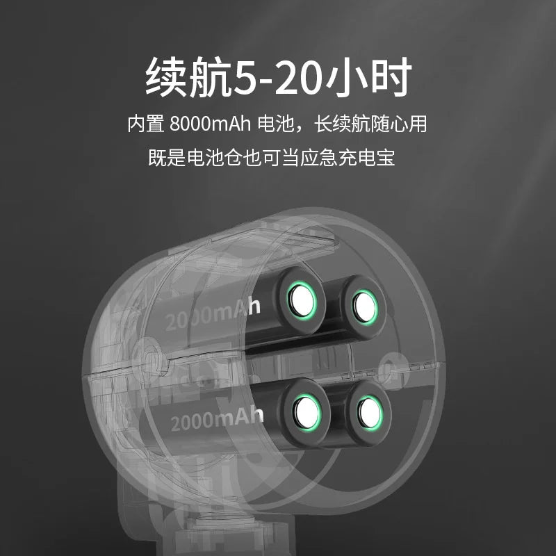 Naturehike Outdoor Portable Electric Fan Tent Light Rechargeable Camping Campsite Lights Lighting Fan Light