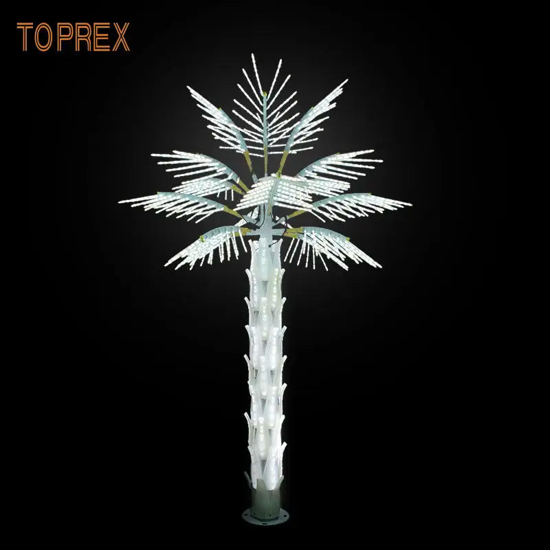 Trade Outdoor Waterproof 3m LED Palm Tree Light Holiday Decorative 12 ft Natural Led Lighted Changing Light up Palm Trees