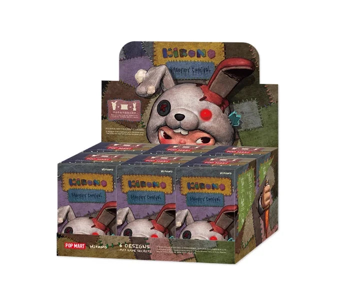 Echtes POP MART Hirono MONSTERS KARNEVAL V10 Serie Blind Box Anime Figur Sammlung Ornamente Halloween Geschenke