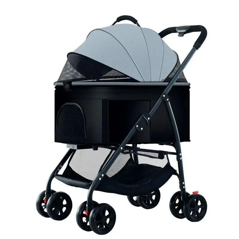 Pet Car Strollers Lightweight Foldable Specifically Designed for Walking Dogs Infants Medium-sized Small Dogs Cats Outdoor