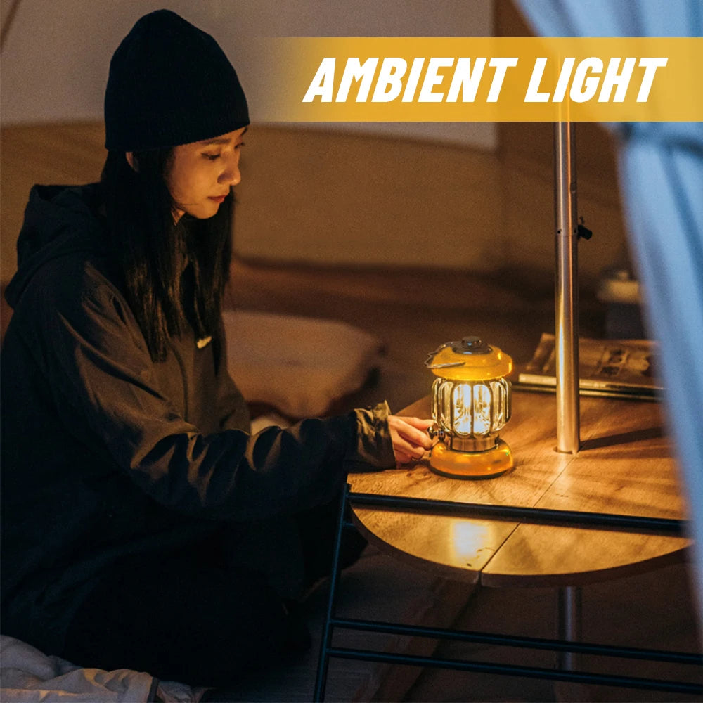 Naturehike 2025 New Ambient Camping Lantern Waterproof Hanging High Edurance Outdoor Lamp Ultralight Travel Hiking LED Lights