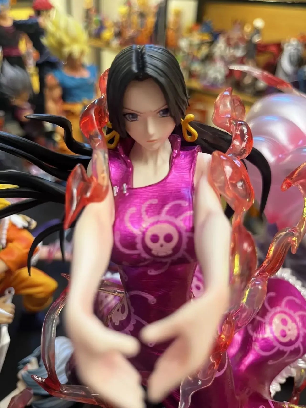 New IN STOCK 26CM ONE PIECE Anime Figures BoaΒ·Hancock Figures with light sexy girl PVC Statue desktop decoration model Gift Toys