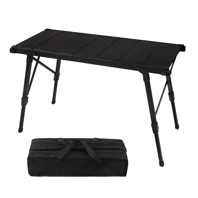 MOUNTAINHIKER Folding Camping IGT Table Wood Lightweight Camp BBQ Grill Table Removable Outdoor Picnic Fishing Camping Table