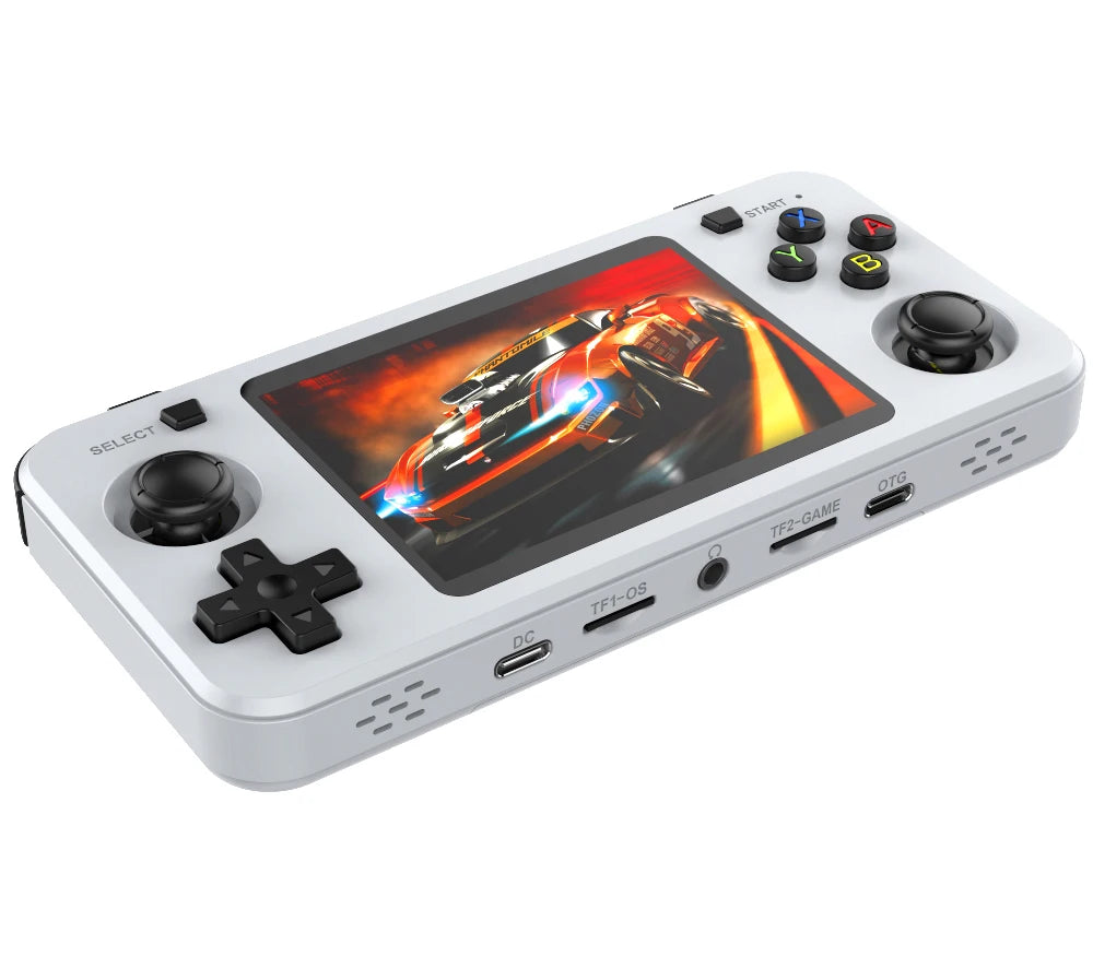 New R36H Retro Handheld Game Console 3.5" IPS Screen Portable Video Game Console Built in 64G Card & 15000 Games Open Source
