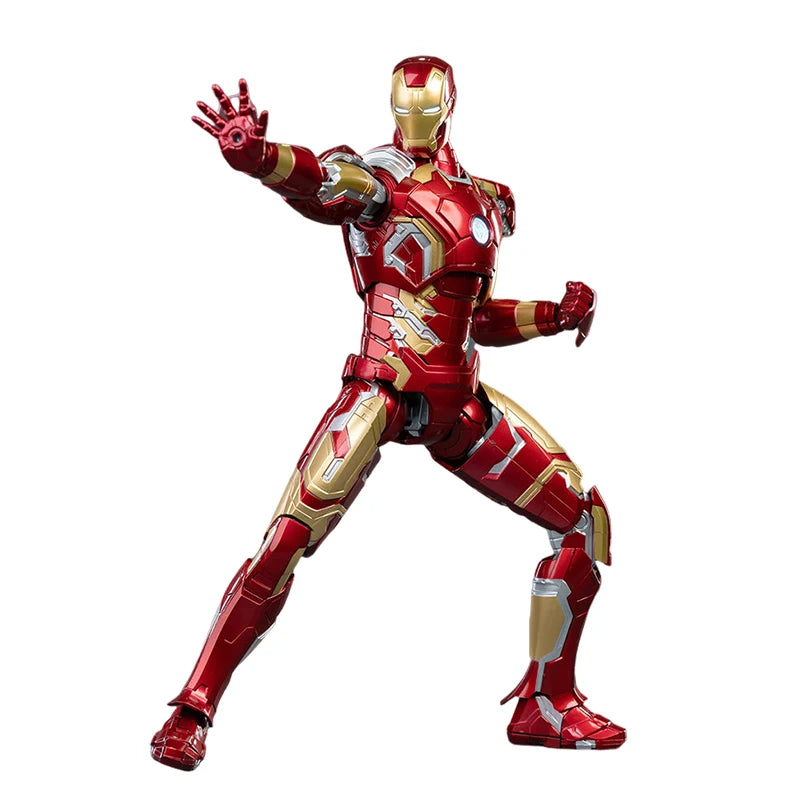 Fondjoy Marvel Iron Man MK43 Assembled Model 10in 1/7 scale Action Figures Reactors can emit light Collect Ornament Boy Toy Gift