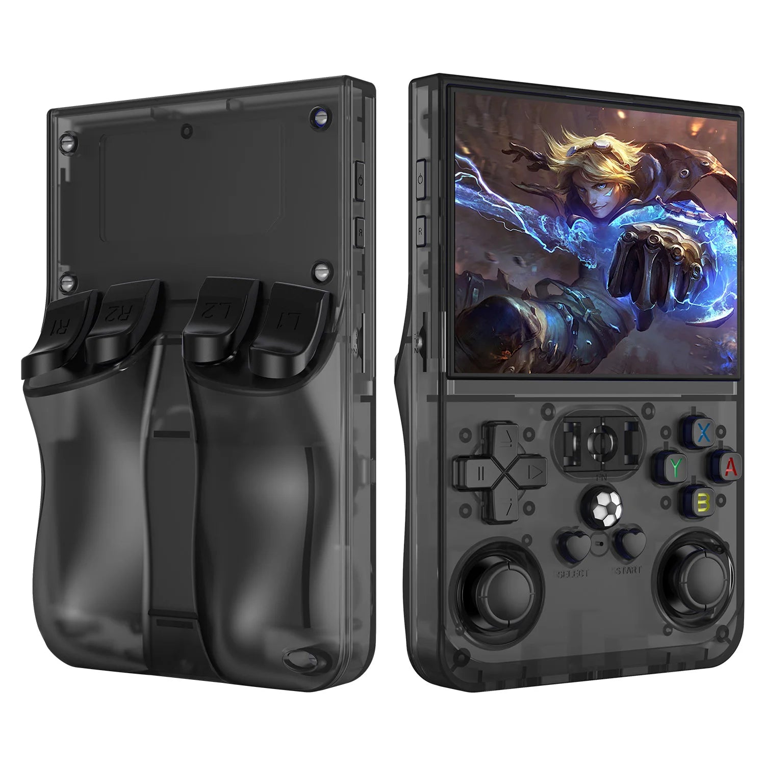 Open Source R36PRO 30000+Games Retro Handheld Video Game Console 3.5 Inch IPS Screen RK3326 Chip Portable Pocket Video Player