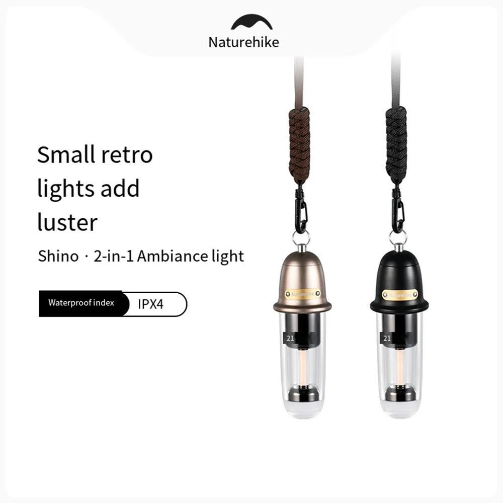 Naturehike Outdoor Portable Camping Light Portable Charging Lighting Camping Atmosphere Light CNK2350ZM010 Camping Accessories