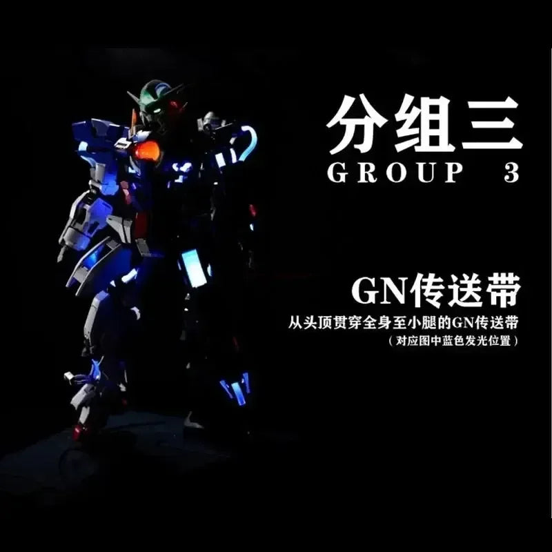 Kosmos PG 1/60 GN-001 Exia Phantom Light Group LED  Accessory Package Assembly Action Toy Figures Collectibles Gifts