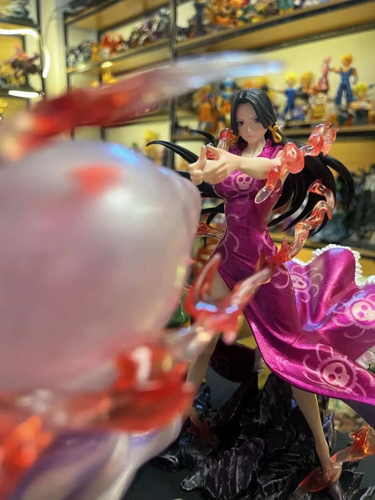 New IN STOCK 26CM ONE PIECE Anime Figures BoaΒ·Hancock Figures with light sexy girl PVC Statue desktop decoration model Gift Toys