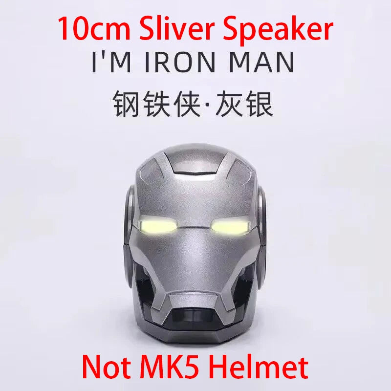 New Iron Man Mk5 Helmet Automatoc 1:1 Voice Control Avengers Mk7 Mk 5 Cosplay With Led Light Electronic Close Ironman Helmet Gif