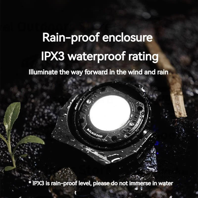 Naturehike Blackdog Camping Light Portable Type-C Rechargeable Mobile Phone Hanging Tent IPX3 Waterproof Life Emergency Light