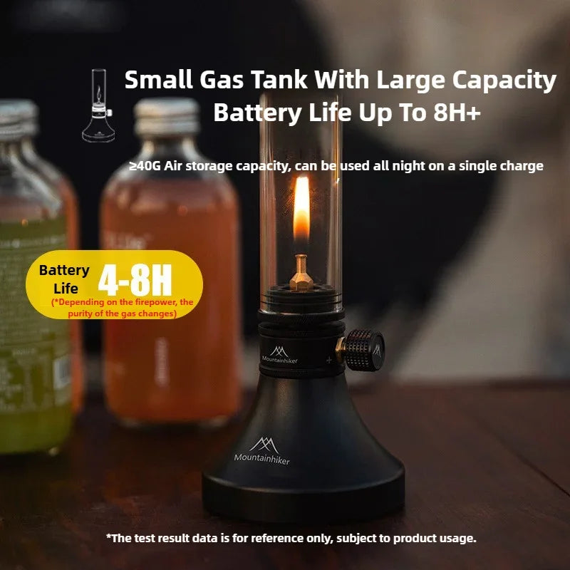 Mounthiker Aladdin Gas Lamp Lantern Retro Glass Gas Atmosphere Light Outdoor Fishing Picnic Camping Equipment Gas Candle Light