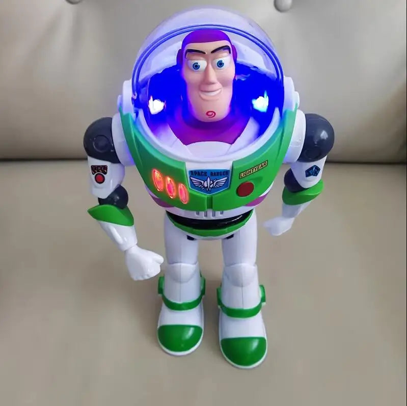 Toy Story Buzz Lightyear Model Toys Pixar Electric Walking Robot Doll Action Figure Toy Birthday Gift Toys Model For Children