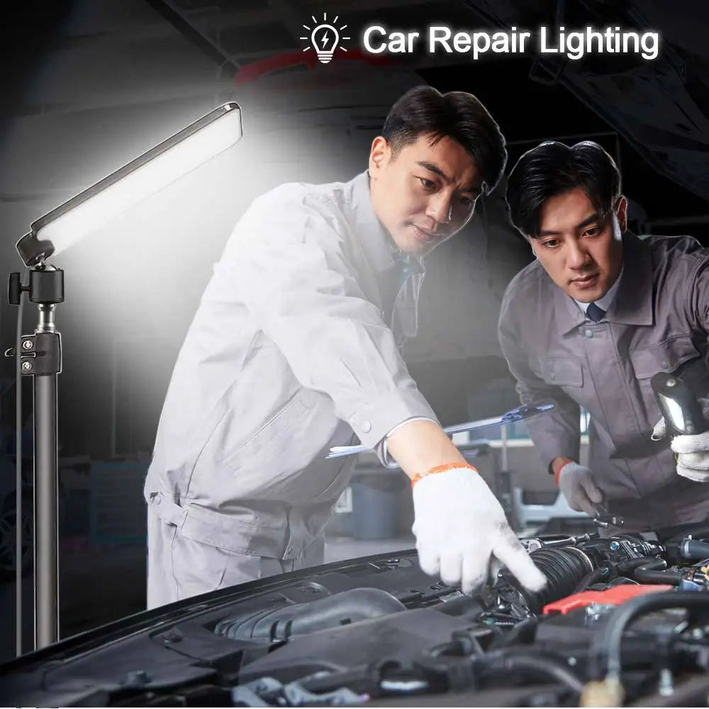 Portable Outdoors Led Work Light USB Tripod Camping Lamp Spotlight SMD Telescopic Pillar Lamps Collapsible Outdoor Picnic Light