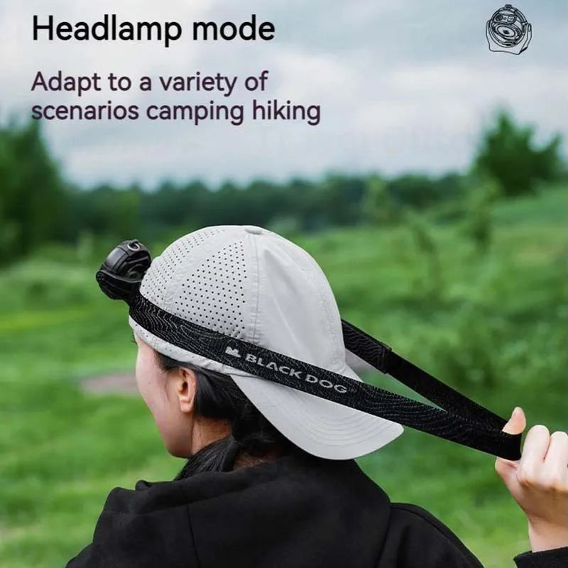 Naturehike Blackdog Camping Light Portable Type-C Rechargeable Mobile Phone Hanging Tent IPX3 Waterproof Life Emergency Light