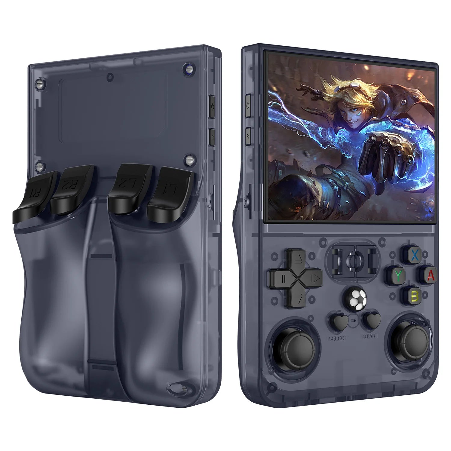 Open Source R36PRO 30000+Games Retro Handheld Video Game Console 3.5 Inch IPS Screen RK3326 Chip Portable Pocket Video Player