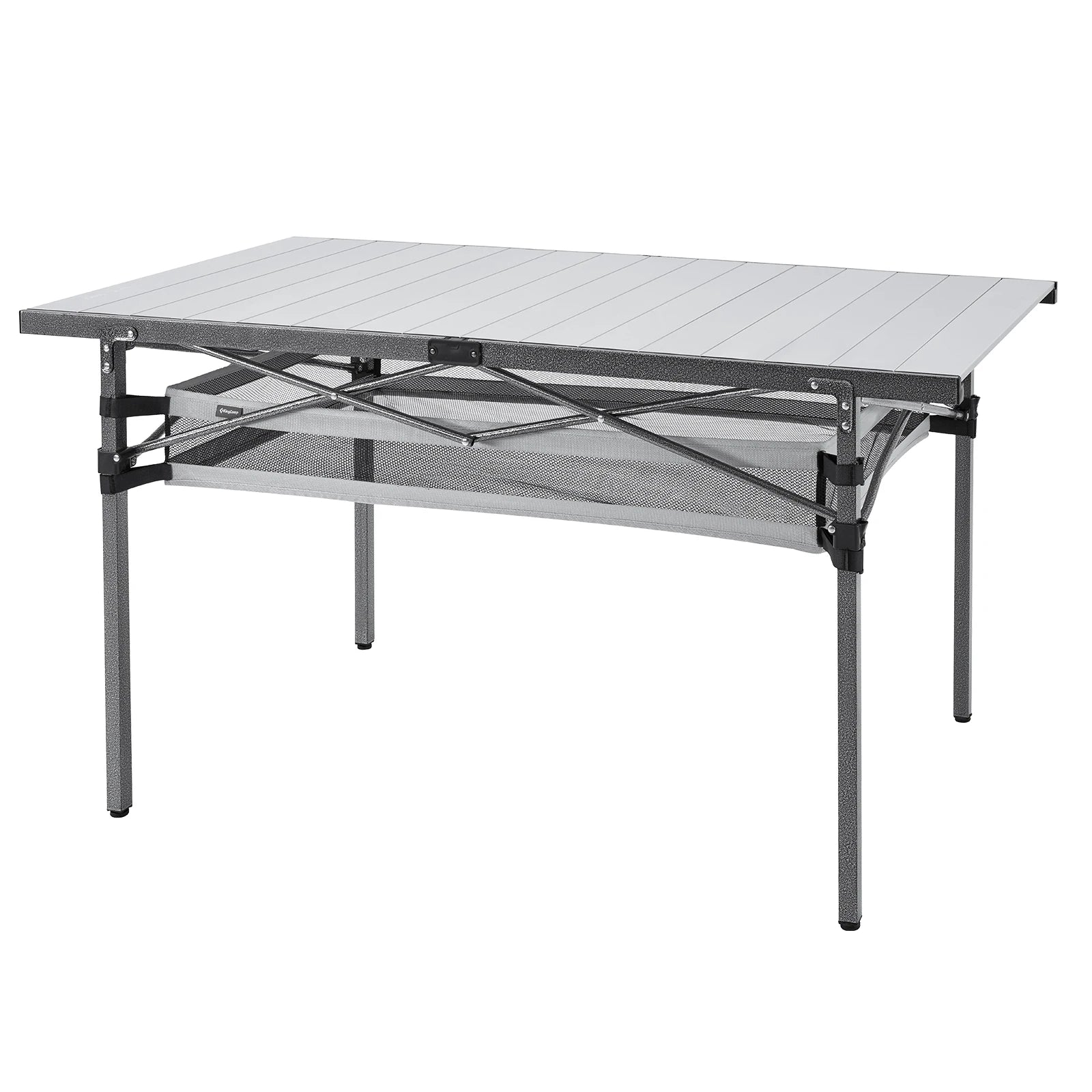 KingCamp Camping Table Folding Table, Outdoor Camping Picnic BBQ with Net Pocket, Aluminum Lightweight