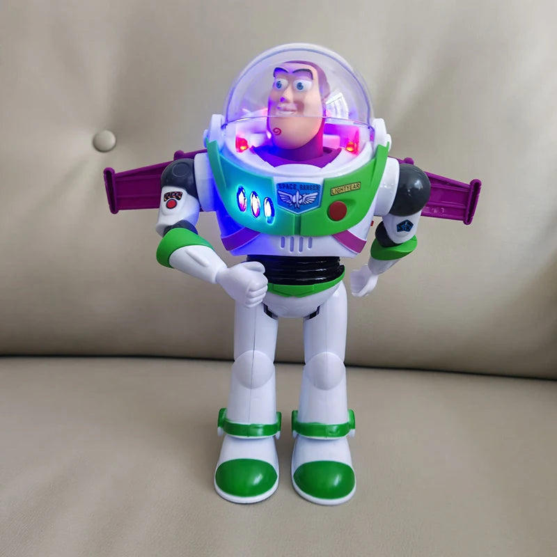 New Toy Story Buzz Lightyear Model Toys Pixar Electric Walking Robot Doll Action Figure Toy Birthday Gift Toys Model For Kids