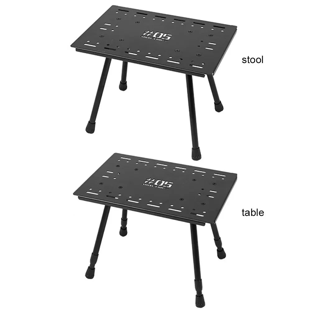 IGT 1 Unit Mazar Lightweight Portable Folding Table Multifunction Expanded Foldable Camp Table for Camping Hiking Picnic Tool