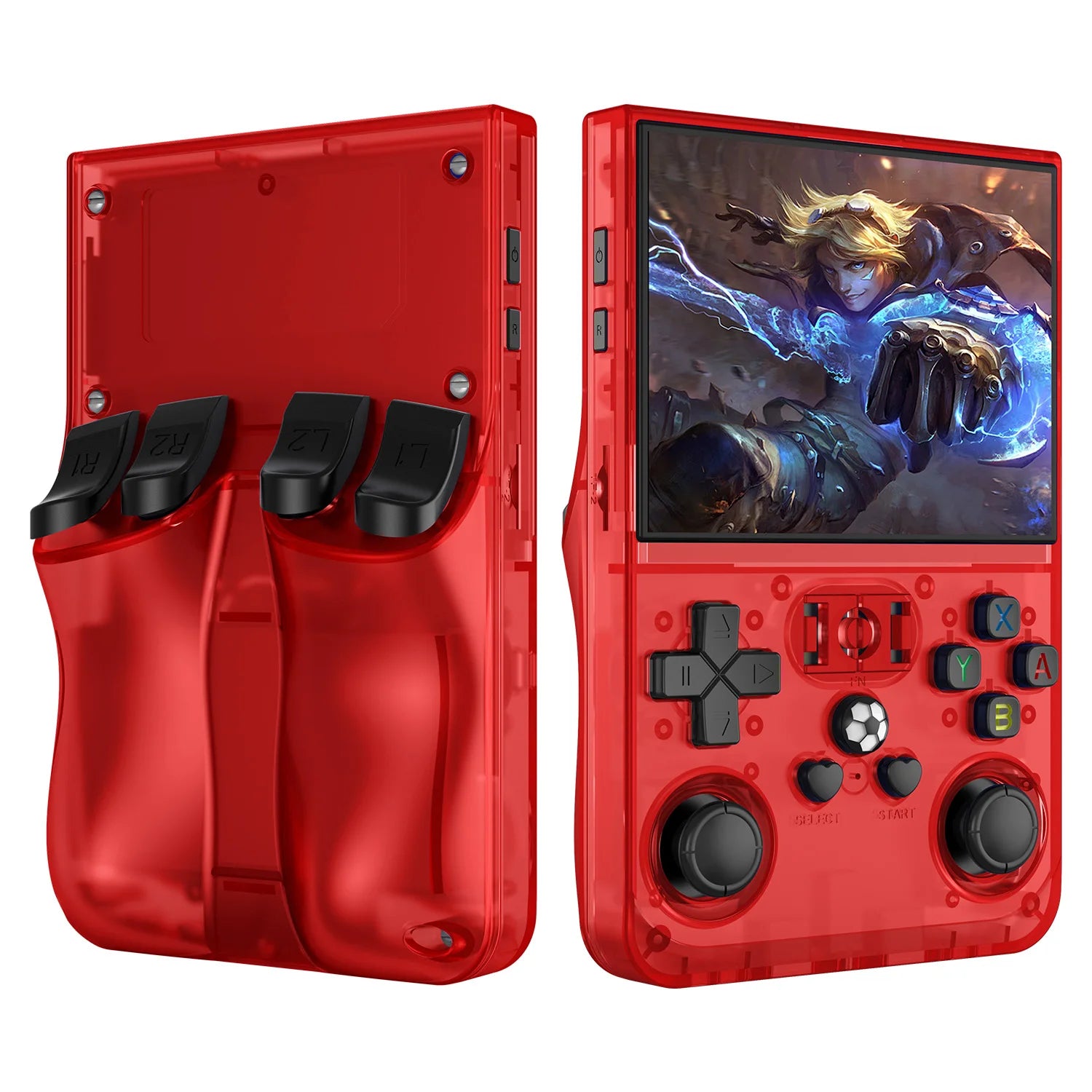 Open Source R36PRO 30000+Games Retro Handheld Video Game Console 3.5 Inch IPS Screen RK3326 Chip Portable Pocket Video Player