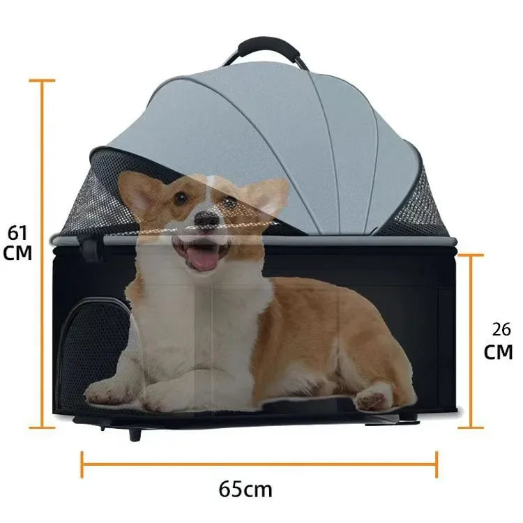 Pet Car Strollers Lightweight Foldable Specifically Designed for Walking Dogs Infants Medium-sized Small Dogs Cats Outdoor