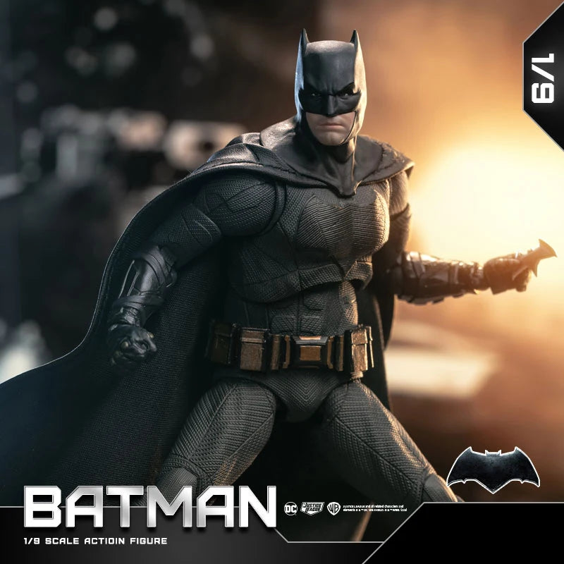 DC Batman Fondjoy Justice League Light Armor Batman Model Limited Head Sculpt Action Figures 19cm Collect Ornaments Boys Gifts