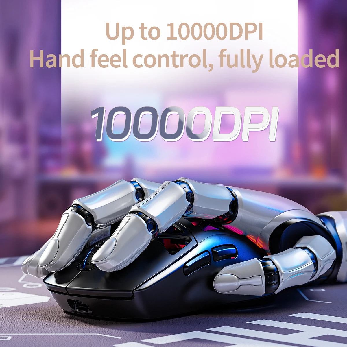 Mouse Hollow Lightweight PMW3325 Tri-mode Bluetooth Wireless  Gaming Portable Laptop Desktop Tablet