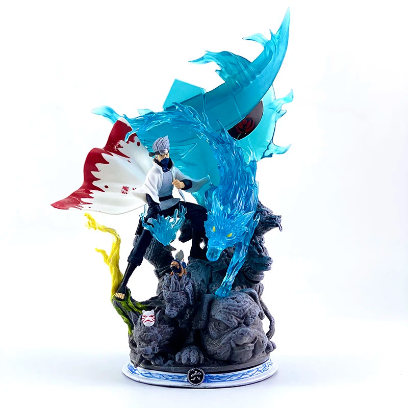 27cm Gk Naruto Hatake Kakashi Anime Figure Cs Sixth Generation Ninja Statue Decoration Collectable Action Doll Model Boy ToyGift