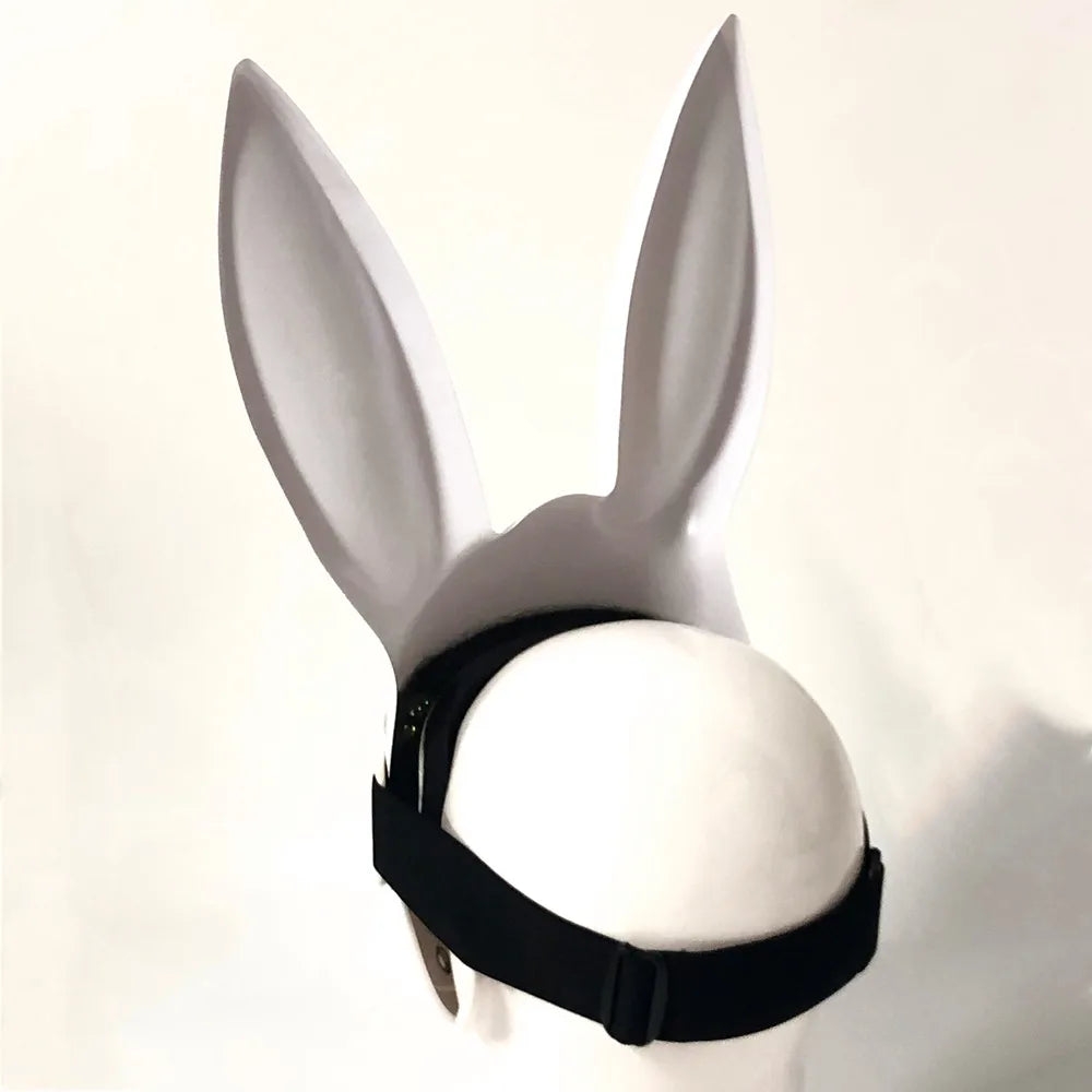 Halloween Bunny Girl Colplay Bluetooth APP Light Up Purge Mask Halloween Masquerade Party LED Face Masks for Kids Men Women