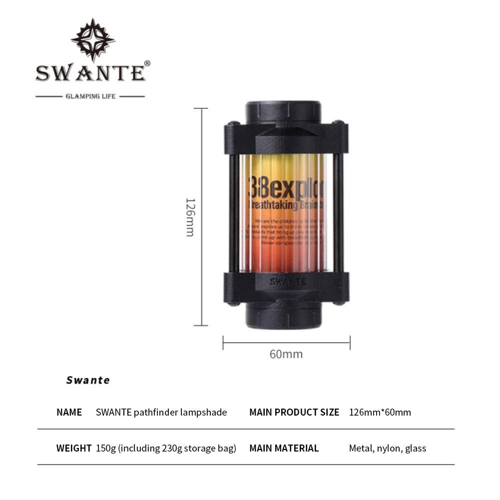 SWANTE Stick Light WIith Camping Atmosphere Lightshade 5050 Workshop Led Strip Light Lampshade Lantern Parts