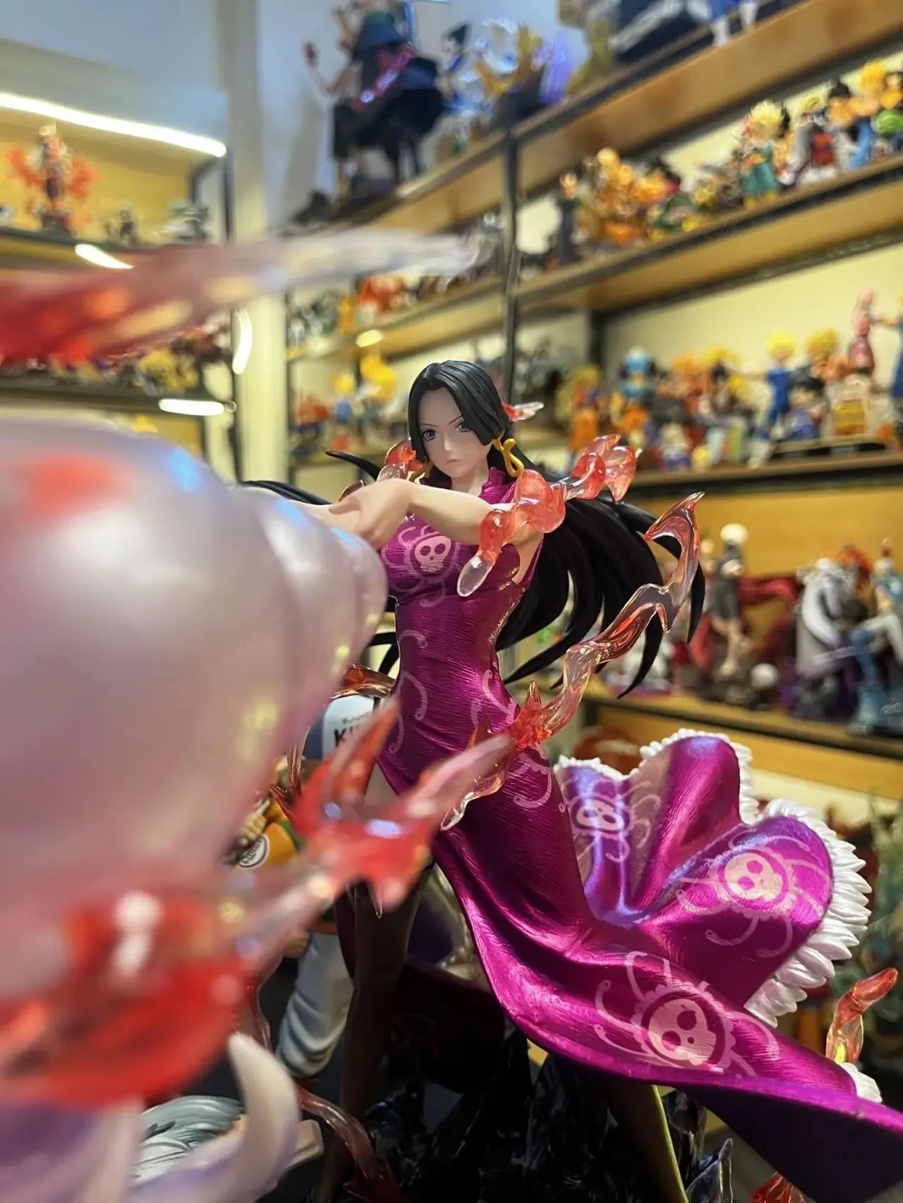 New IN STOCK 26CM ONE PIECE Anime Figures BoaΒ·Hancock Figures with light sexy girl PVC Statue desktop decoration model Gift Toys