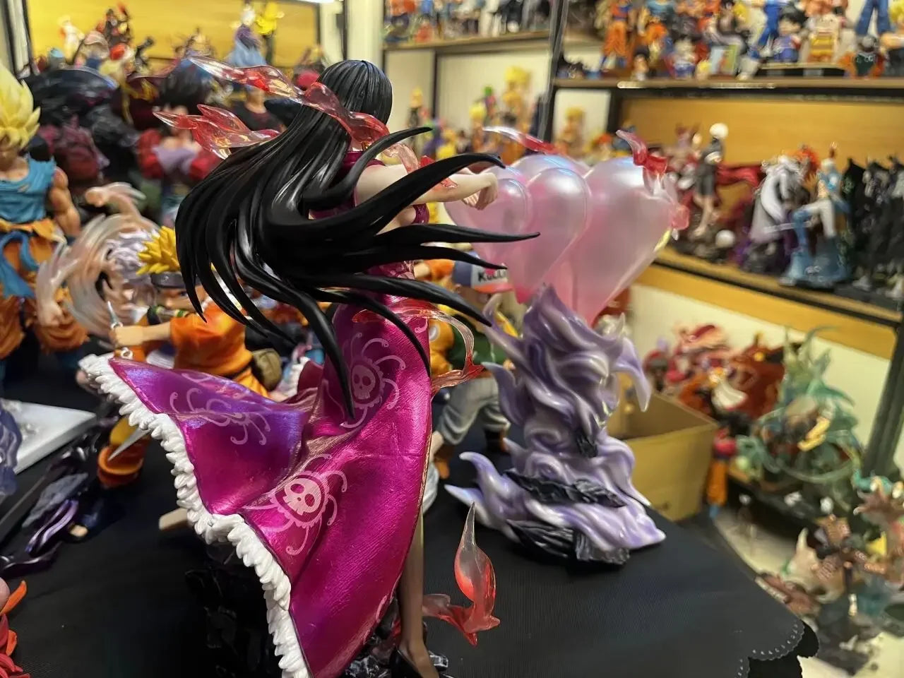 New IN STOCK 26CM ONE PIECE Anime Figures BoaΒ·Hancock Figures with light sexy girl PVC Statue desktop decoration model Gift Toys