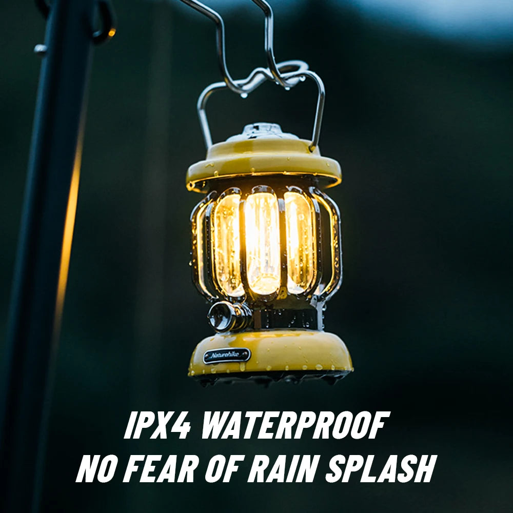 Naturehike 2025 New Ambient Camping Lantern Waterproof Hanging High Edurance Outdoor Lamp Ultralight Travel Hiking LED Lights