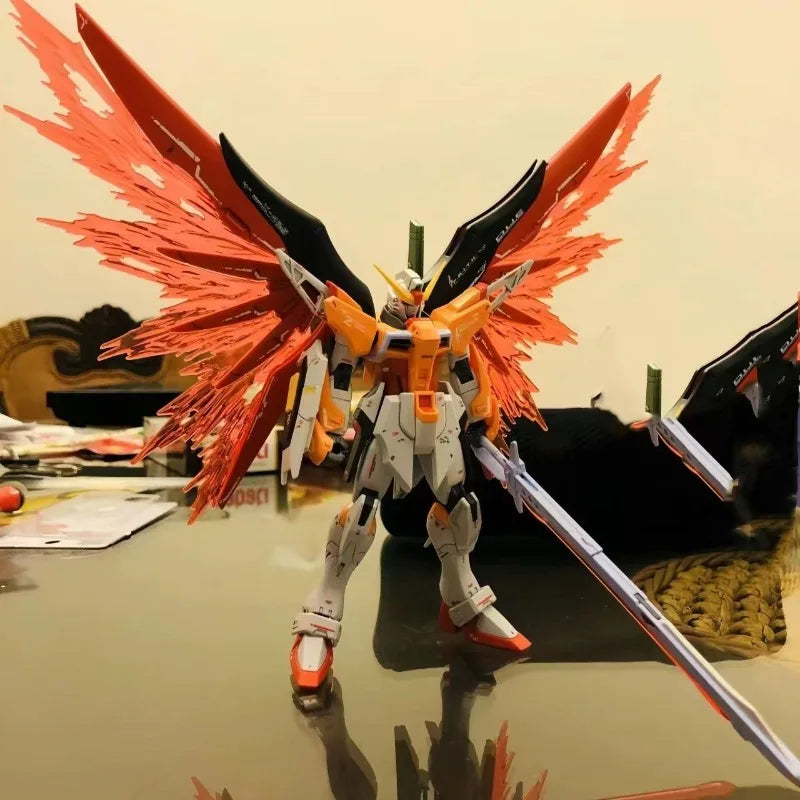 Bandai spot Gundam cartoon anime collection model HG new life light 192 1/144 attack free assembly model toys very fast delivery