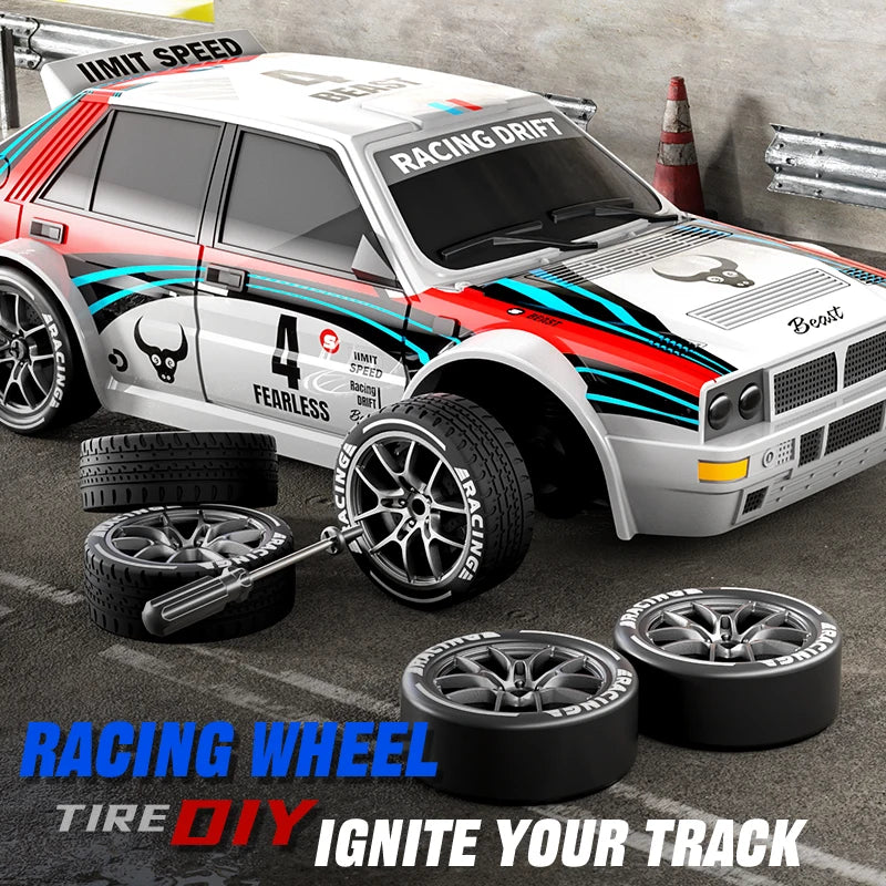 SG204 PRO 1/24 RC Car 2.4G High speed Drift 4WD Remote Control Car With Led Light Radio Controlled GTR Racing Model Boy Toy Gift