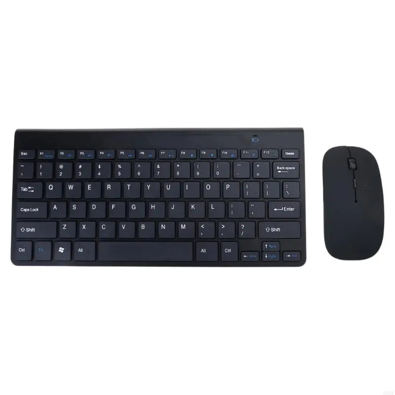 B0KF 2.4G- Wireless Keyboard and Mouse Set for Notebook Laptop Desktop PC Lightweight